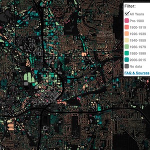 Thumbnail preview of Atlanta building age map